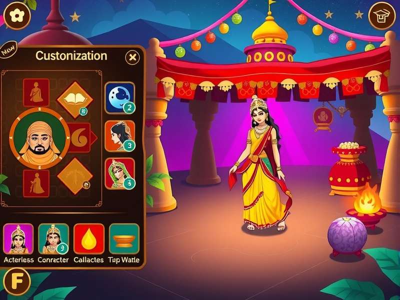 Mystical Anise Journey gameplay screenshot showing magical environments